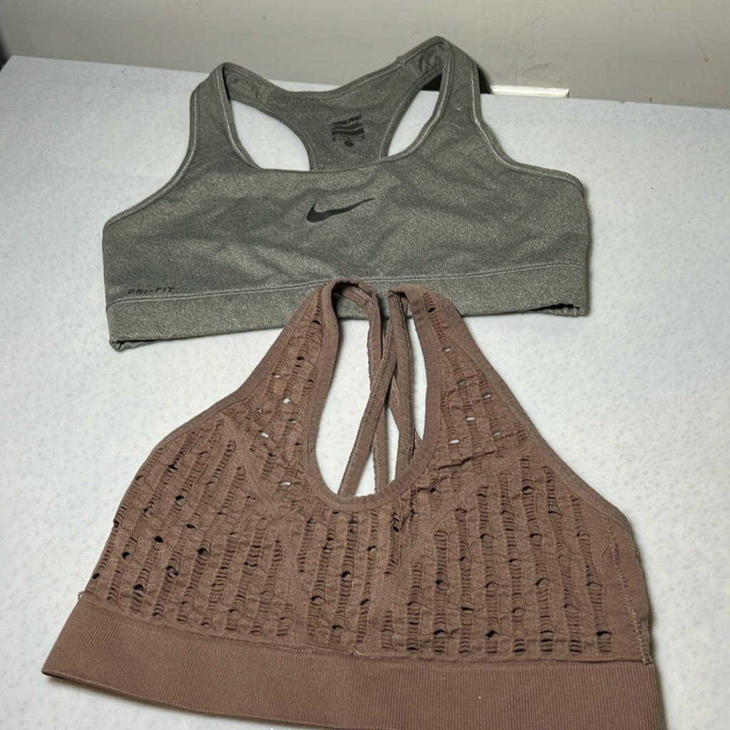 Women's Sports Bras Gray Nike And Brown Victoria Secret Size Medium